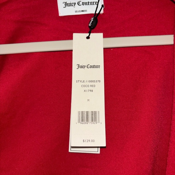 Juicy couture M coco red jacket NWT - Picture 3 of 9